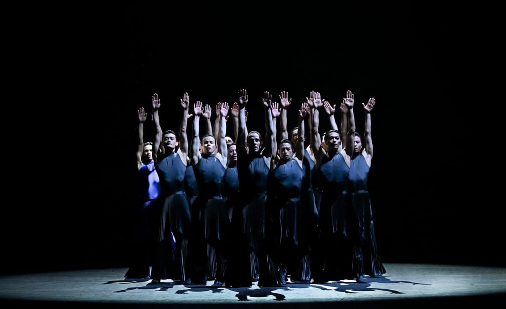 Dancers perform Martlet, a new work inspired by the music of Beyond. Photo: Tony Luk