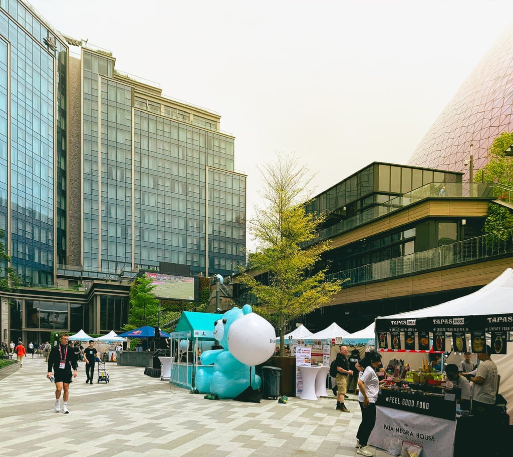 The Wine & Dine Village at Dorsett Kai Tak. Photo: Handout The Wine & Dine Village at Dorsett Kai Tak. Photo: Handout