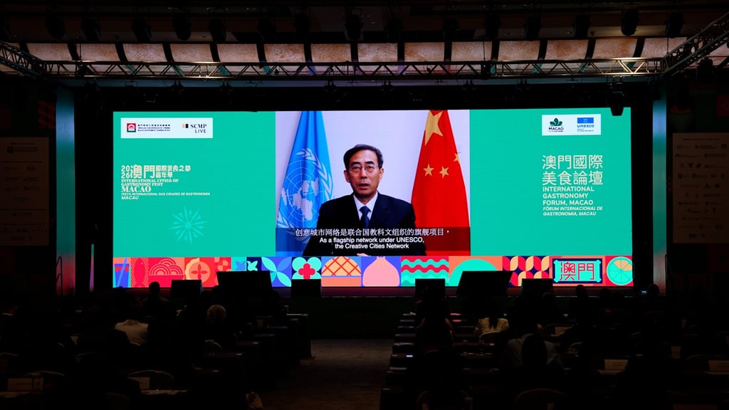 Qin Changwei, secretary general of the Chinese National Commission for Unesco, praised Macau’s initiatives as a Creative City of Gastronomy, in a speech delivered via video.