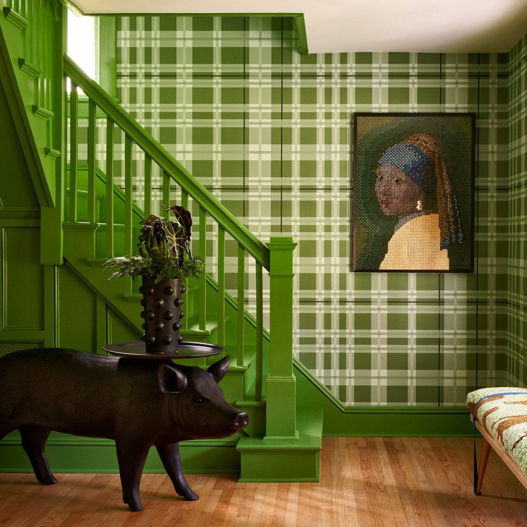Cottagecore doesn’t shy away from colour – even a staircase can become a statement. Photo: Handout Cottagecore doesn’t shy away from colour – even a staircase can become a statement. Photo: Handout