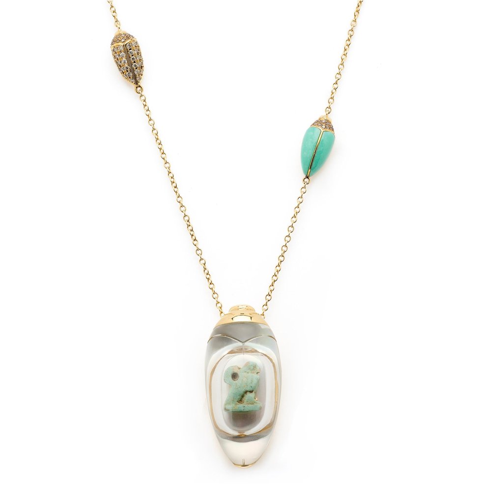 Bibi van der Velden Ushabti pendant. Photo: Handout