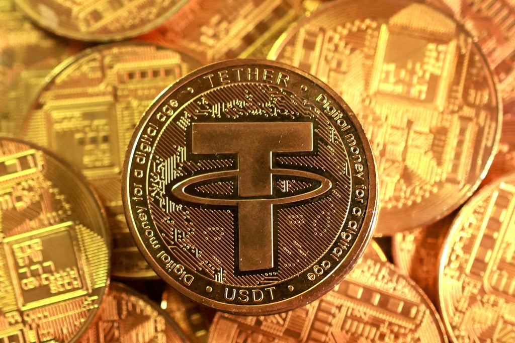 A representation of Tether stablecoin seen in this illustration taken September 10, 2025. Photo: Reuters