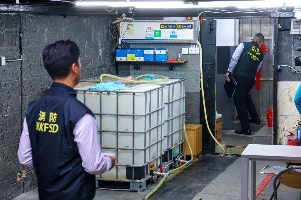 The proposal would give Fire Services Department officers powers to arrest suspects and seize vehicles or equipment at illegal refuelling stations. Photo: Dickson Lee