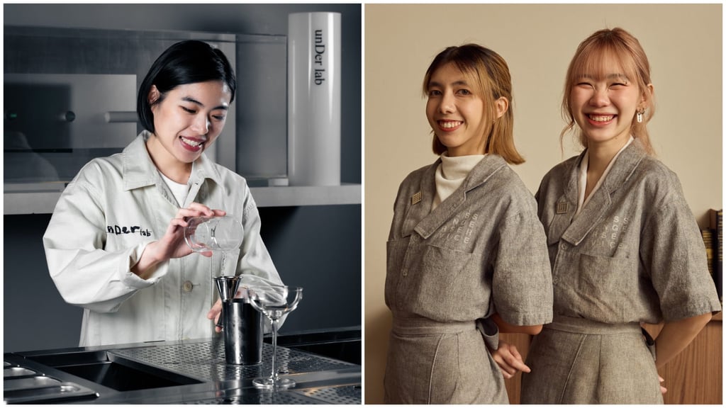 From left: Green Liu of Taipei’s unDer Lab, and Tug and Por of Messengerservice in Bangkok. Photos: Handout