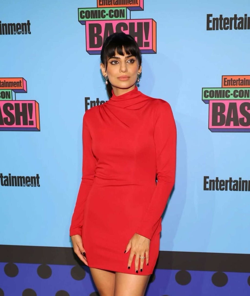 Claudia Doumit pictured in 2024 at Entertainment Weekly’s Comic-Con Bash, in San Diego. Photo: @claudiadoumit/Instagram