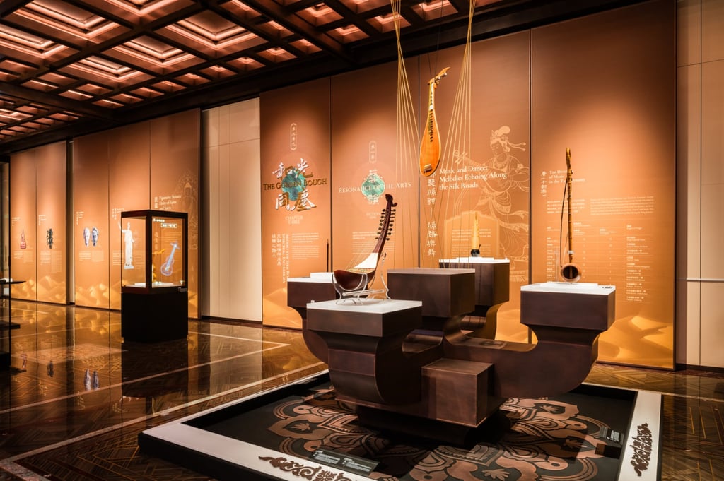 Inside Poly MGM Museum’s new exhibition “Silk Roads Beyond Borders”. Photo: Handout