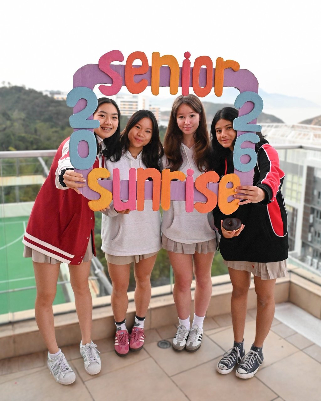 Four students from Canadian International School of Hong Kong (CDNIS). Photo: Handout