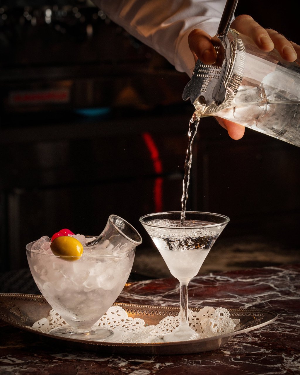 The Bleu Martini at Jean-Pierre. Photo: courtesy Jean-Pierre