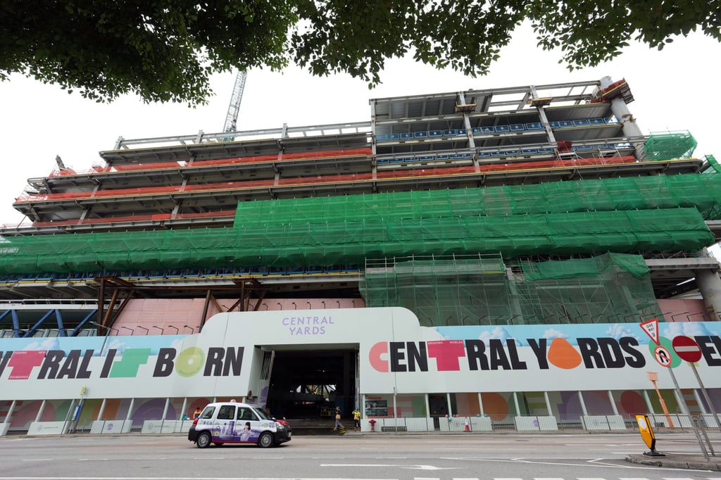 Rents at the under-construction Central Yards have risen about 12.1 per cent in the first quarter of 2026. Photo: Jelly Tse