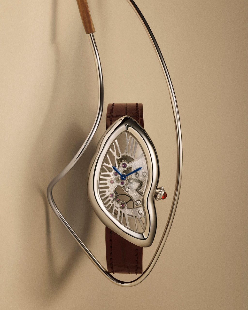 Cartier Privé Crash in platinum. Photo: Handout