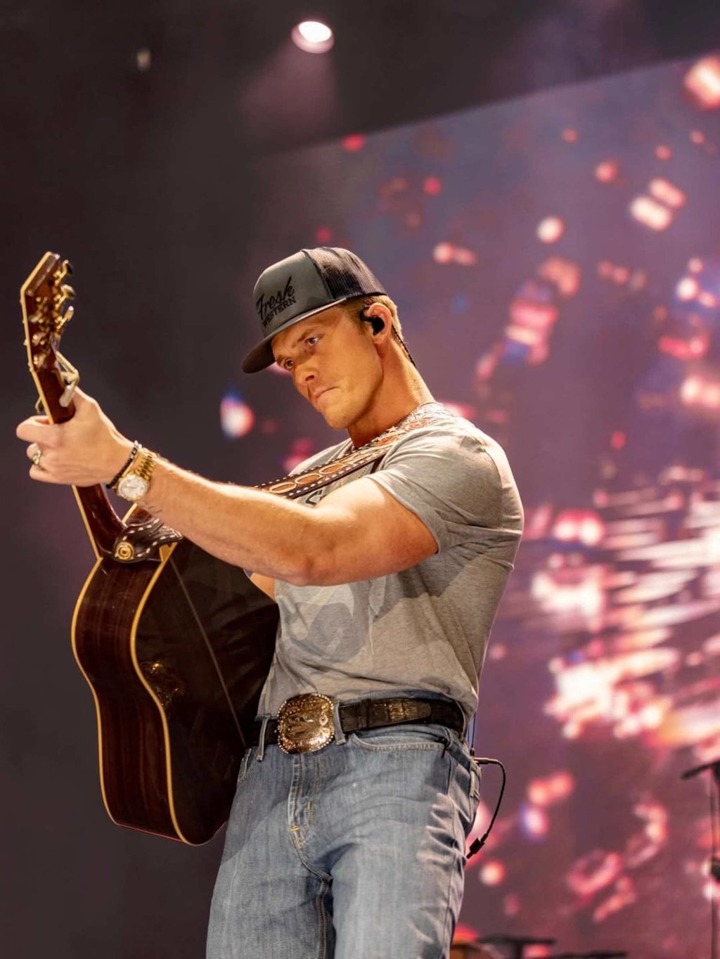 Parker McCollum’s eponymous new project is nominated for album of the year at the Academy of Country Music Awards. Photo: @parkermccollum/Instagram