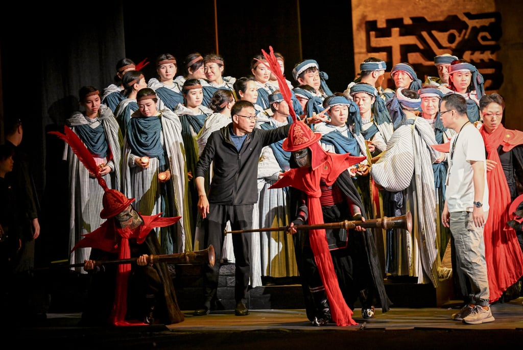 Jia Ding directs Turandot in 2024. Photo: courtesy Opera Hong Kong