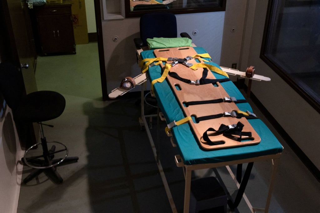 A lethal injection chamber is seen at Washington State Penitentiary in Walla Walla, Washington, in September 2024. Photo: Reuters