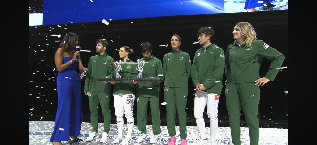 Ryan Choi (second right) with fellow Team Shield winners. Photo: Booklet