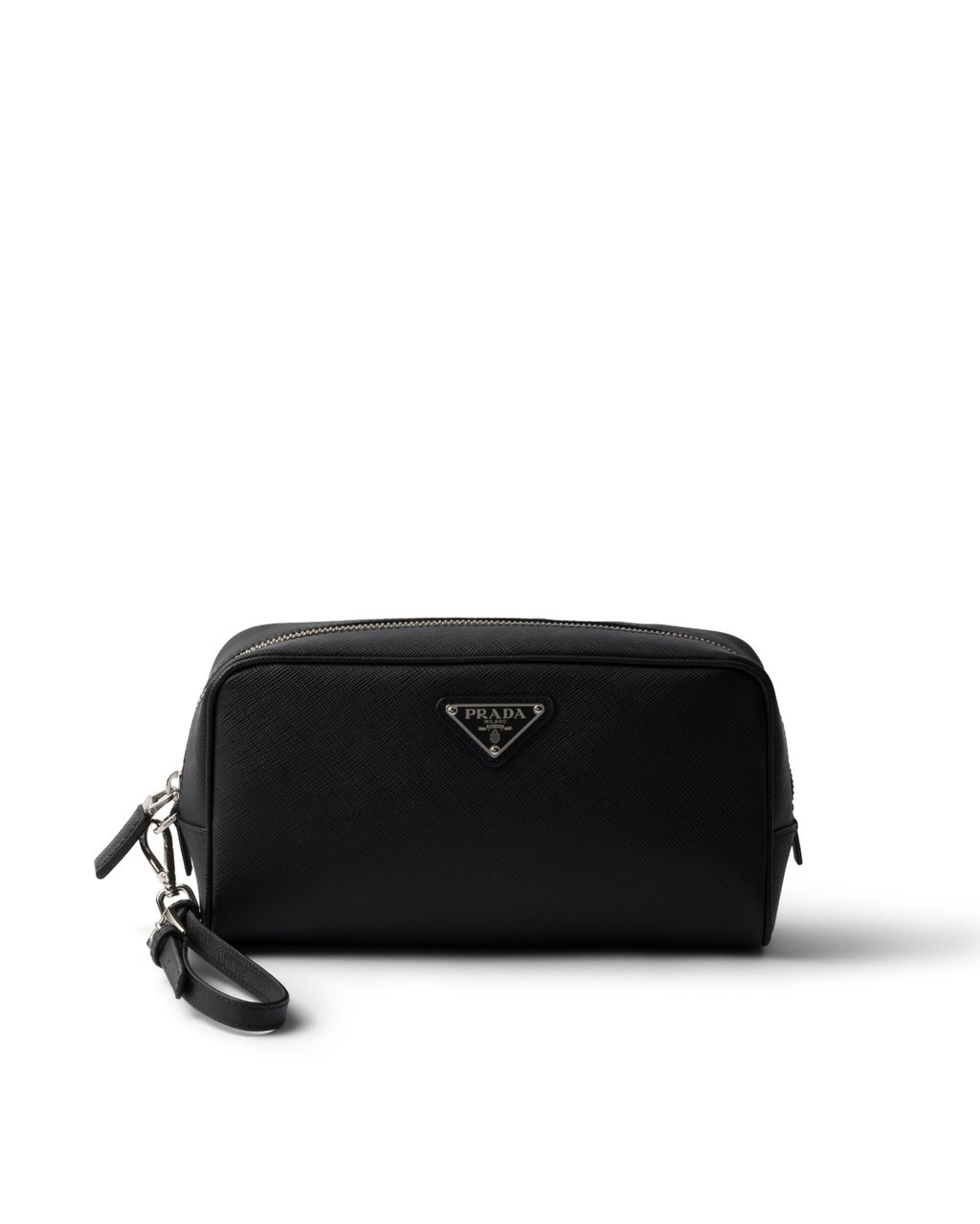 Prada’s Saffiano pouch. Photo: Handout