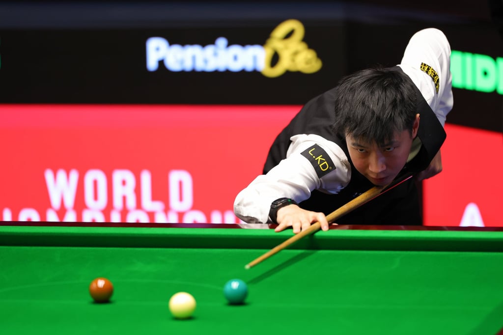 Zhao Xintong feels the pressure to defend his title. Photo: Xinhua