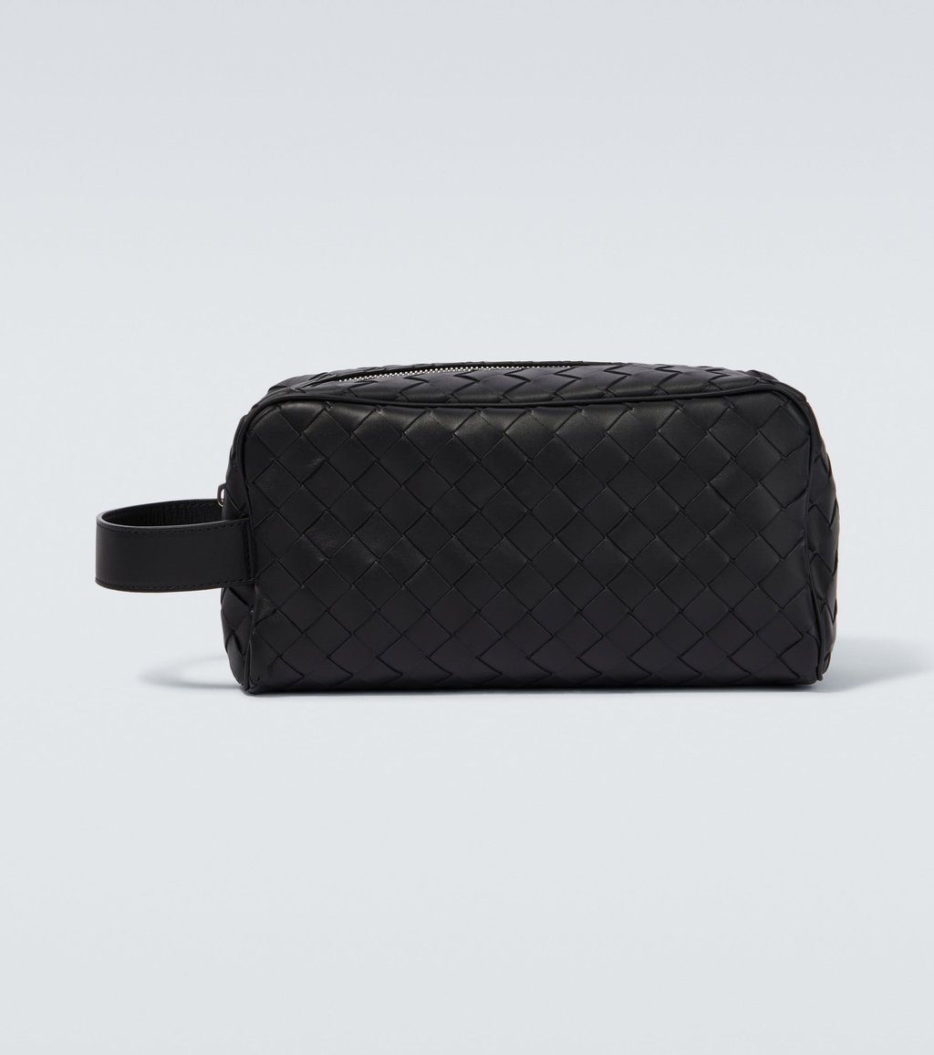 Bottega Veneta’s chic, understated washbag. Photo: Handout