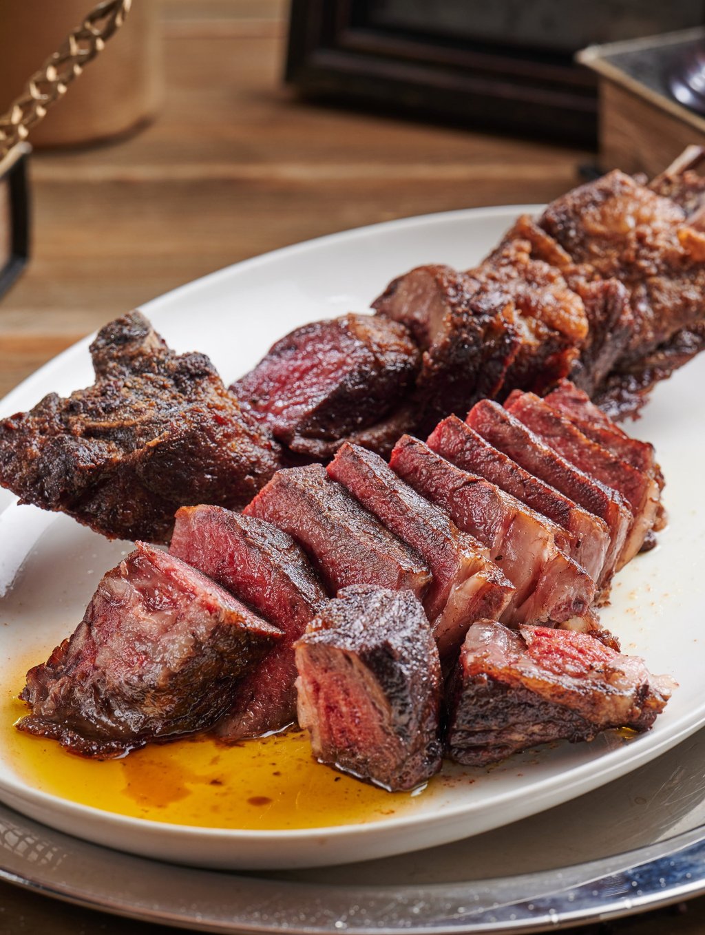 Dry-aged bone-in rib-eye at Prohibition Grill House & Cocktail Bar in Wong Chuk Hang, Hong Kong. Photo: Prohibition Grill House & Cocktail Bar