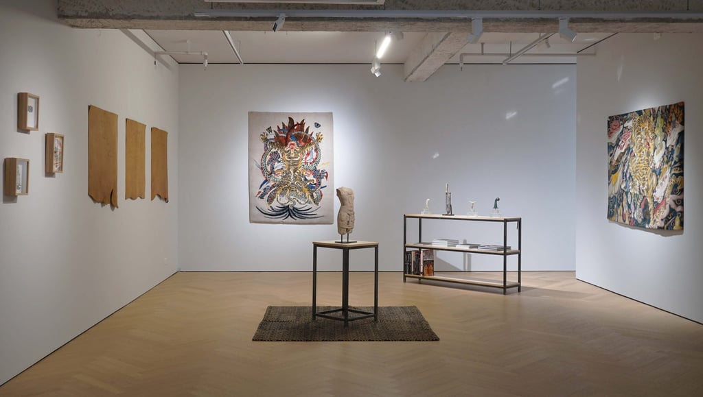 An installation shot of the exhibition “From the Himalayas to the Heartland” at Rossi & Rossi gallery in Wong Chuk Hang. Photo: Handout