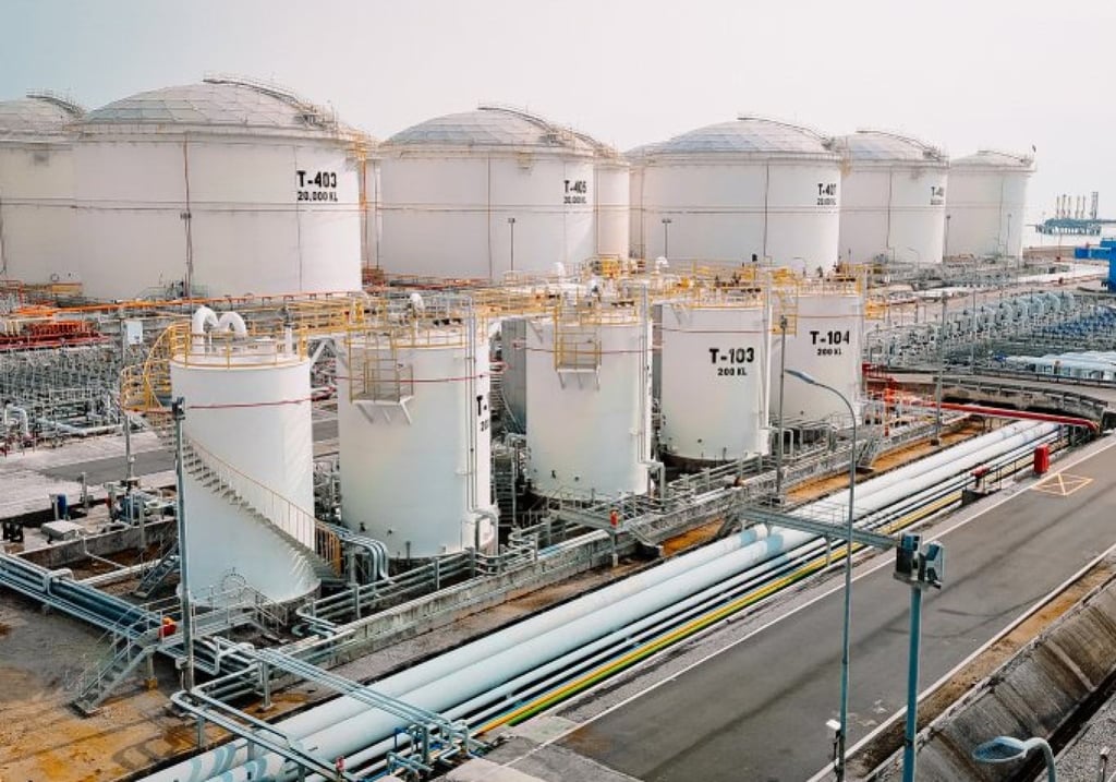 Storage tanks at Karimun Oil Terminal. Photo: Karimun Oil Terminal