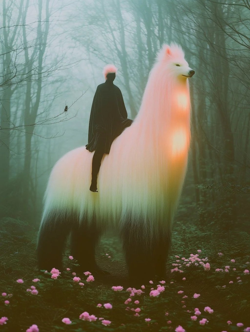 An AI-generated, surrealist image posted by @florigenix, the Instagram user behind @florigenix_ai. Photo: @florigenix/Instagram