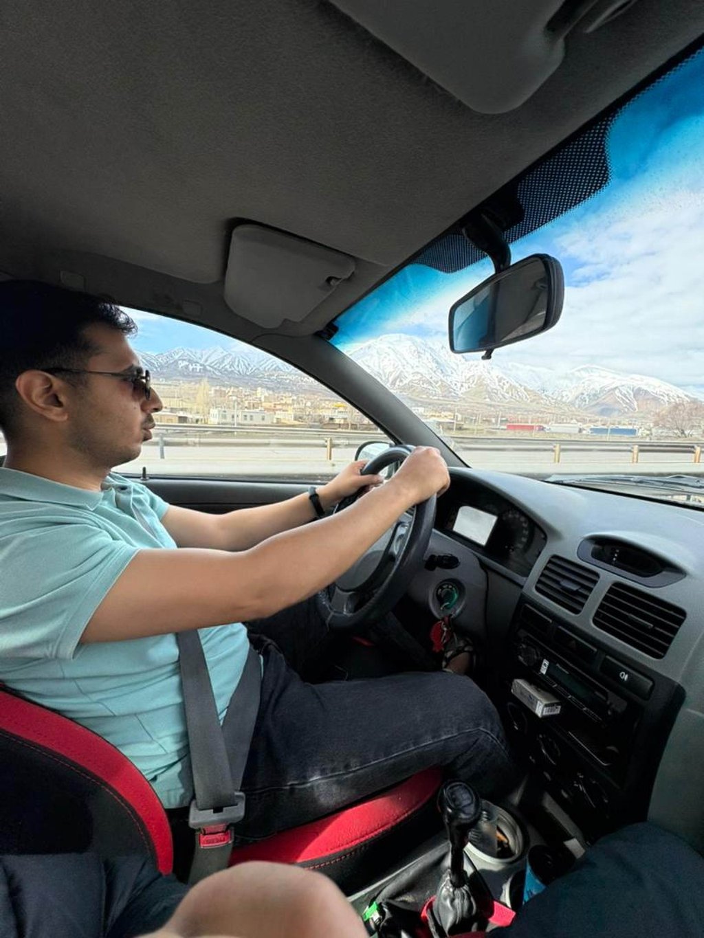 Ali Salimian’s brother drove him 15 hours from Tehran to an exit point at Tabriz, less than a week before the Meishan competition. Photo: Ali Salimian