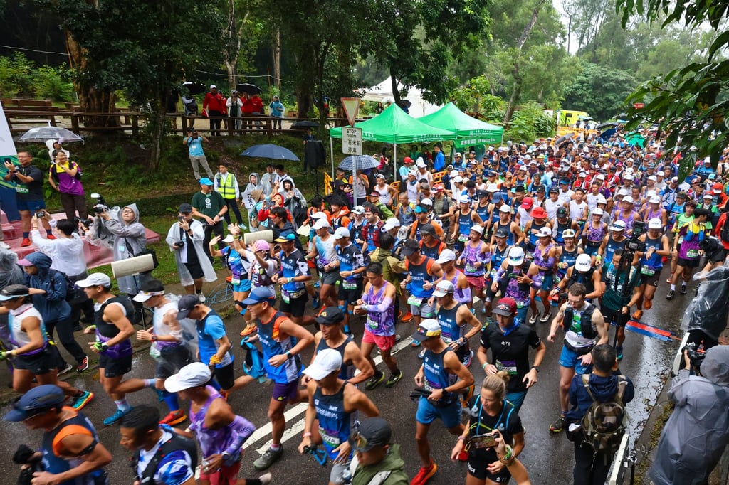 The start of the Oxfam Trailwalker 2024 race at Pak Tam Chung. Photo: Dickson Lee The start of the Oxfam Trailwalker 2024 race at Pak Tam Chung. Photo: Dickson Lee