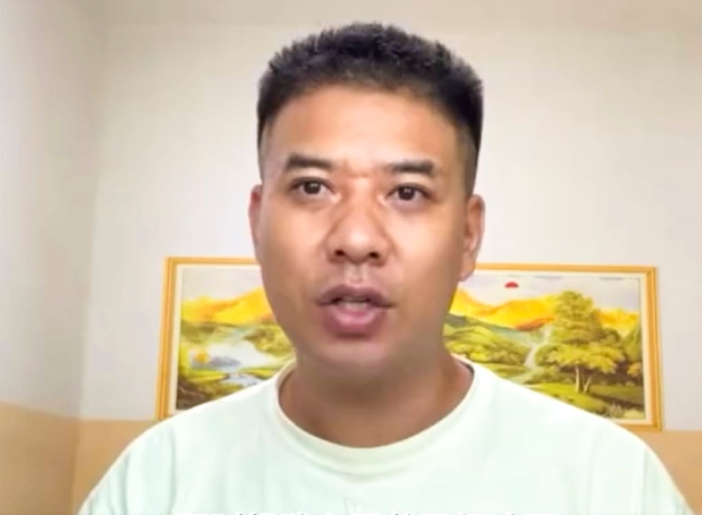 Yang Lei, above, has told of his capture and daring escape to warn others about the dangers of scam centres. Photo: Baidu