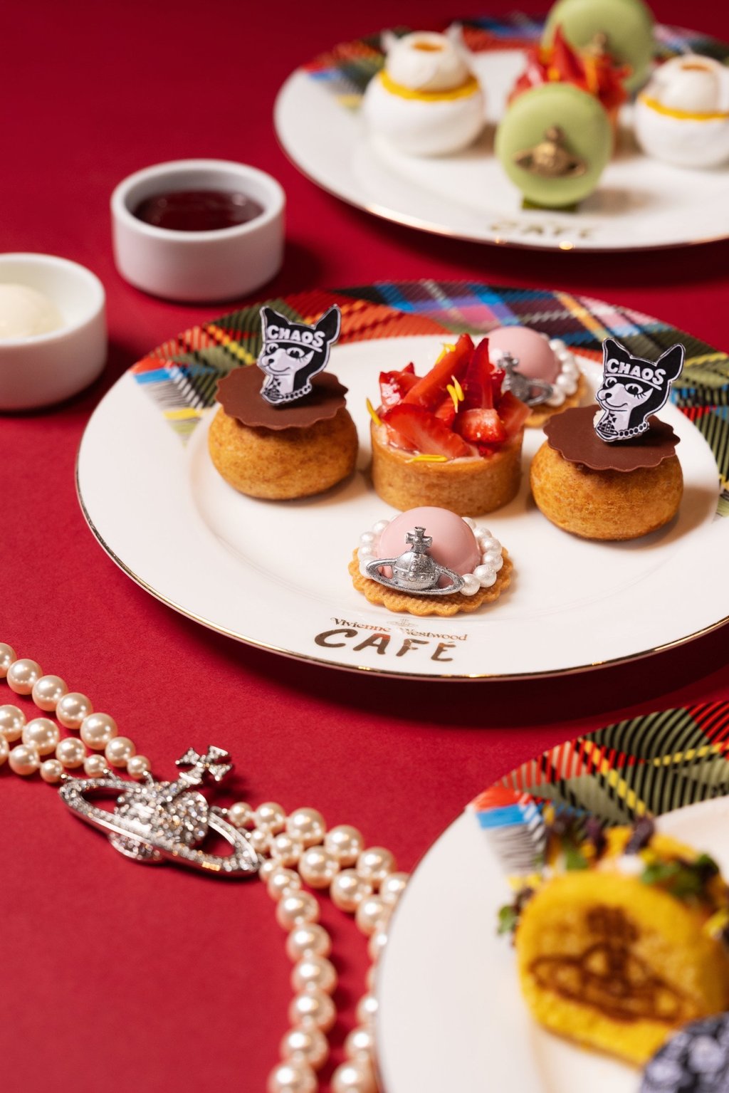 Limited-edition afternoon tea set served at Grand Lisboa Palace’s Vivienne Westwood Café. Photo: Handout