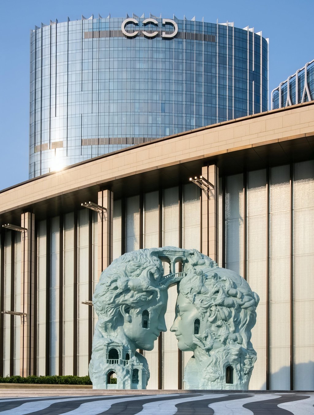 Contemporary artist Daniel Arsham’s Dream Entrance installation, created exclusively for City of Dreams.