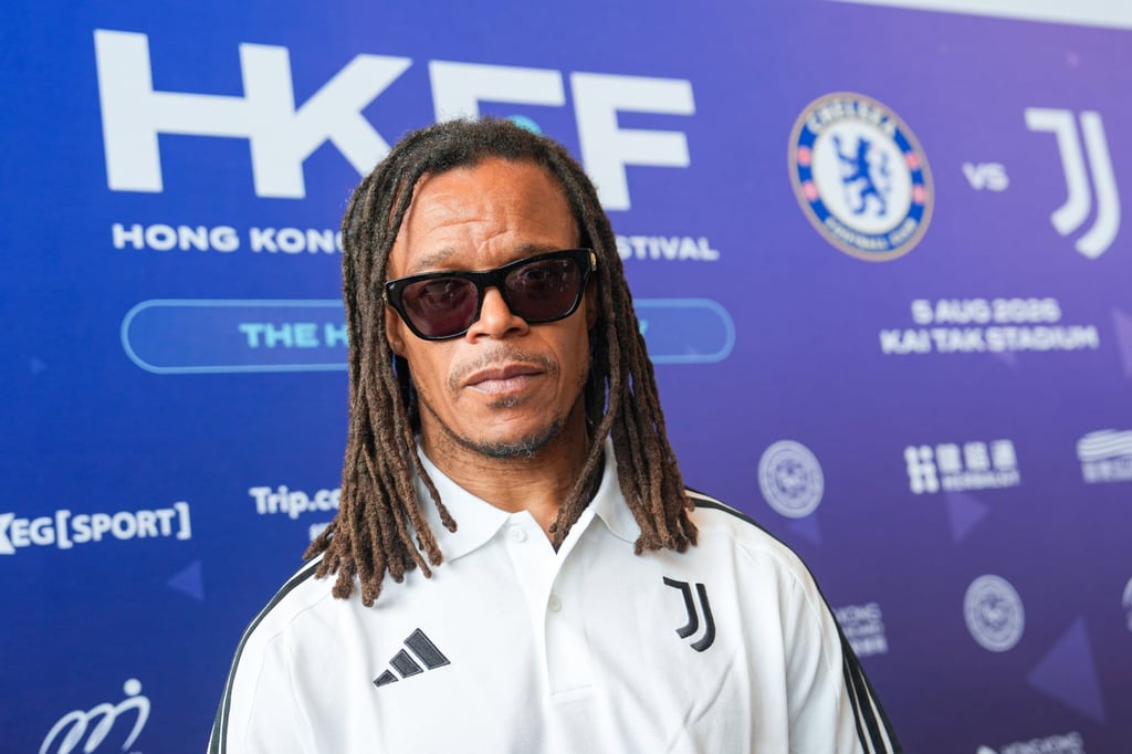Edgar Davids at the recent launch of the 2026 Hong Kong Football Festival. Photo: Elson Li