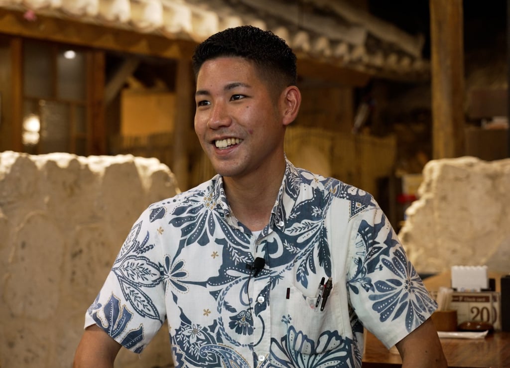 Tatsuyoshi Kubota is the manager of Tubarama, a popular Okinawan restaurant and izakaya in Naha. Photo: Llewellyn Cheung
