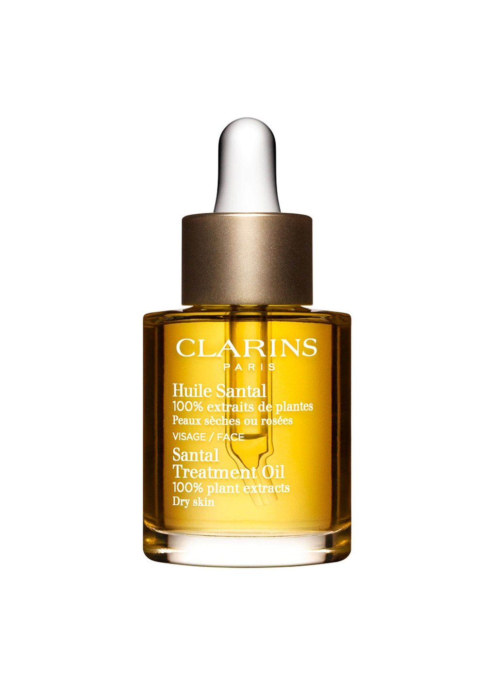 Clarins Santal Face Treatment Oil. Photo: Handout