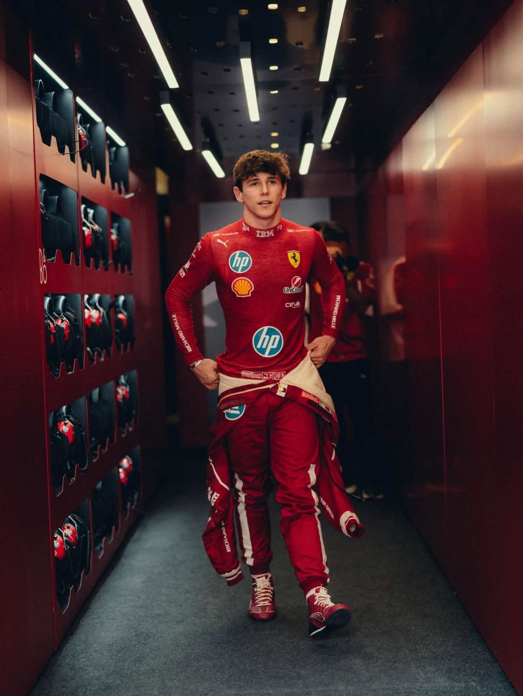 Charles Leclerc’s younger brother Arthur at the 2025 Abu Dhabi Grand Prix. Photo: @arthur_leclerc/Instagram