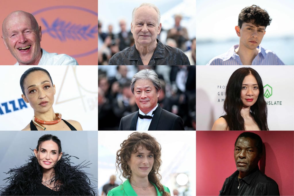 The nine-member jury. Photo: AFP