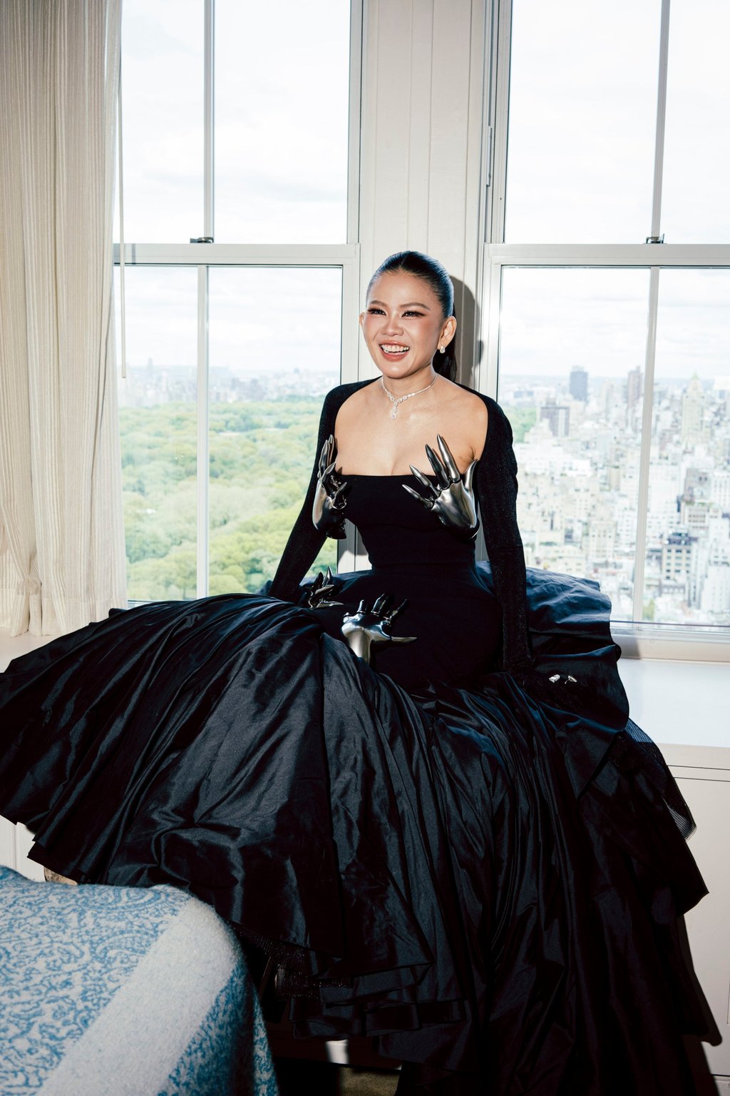 Nichapat Suphap worked with Hong Kong-born couture designer Robert Wun for her look. Photo: Handout