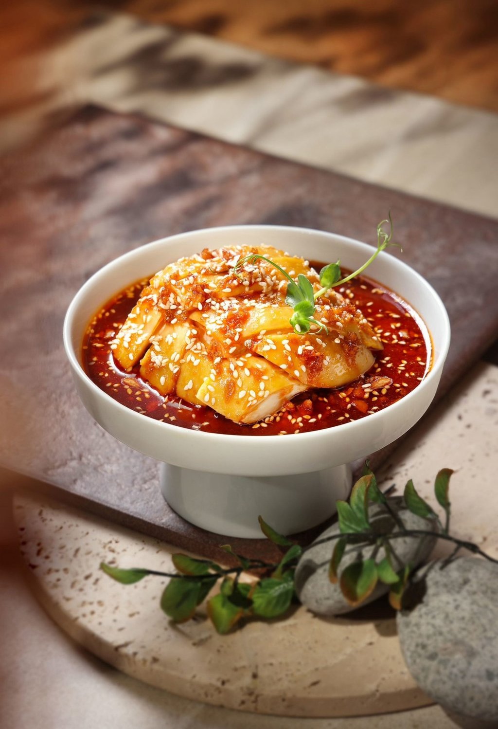 Classic Sichuan “saliva chicken” at Sichuan Verandah. Photo: courtesy Hyatt Centric Victoria Harbour Hong Kong