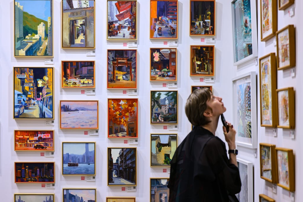 Last year’s Affordable Art Fair Hong Kong, held at Hong Kong Convention and Exhibition Centre, in Wan Chai, showcased local and international works from 99 leading galleries. Photo: Nora Tam