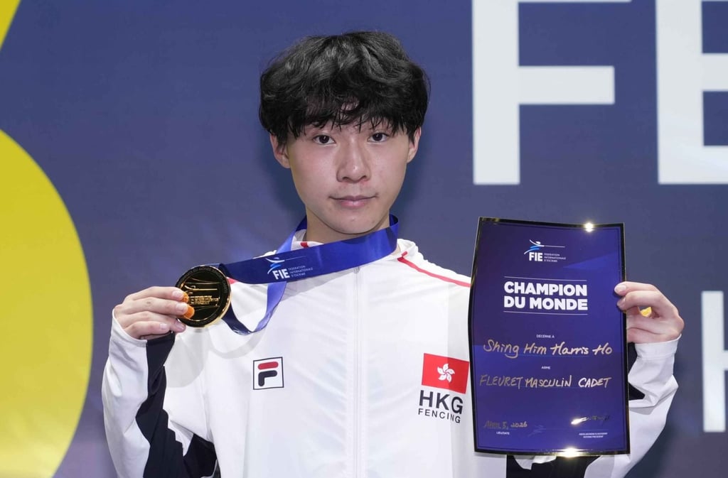 Harris Ho was crowned cadet world champion in Rio de Janeiro in April. Photo: FIE