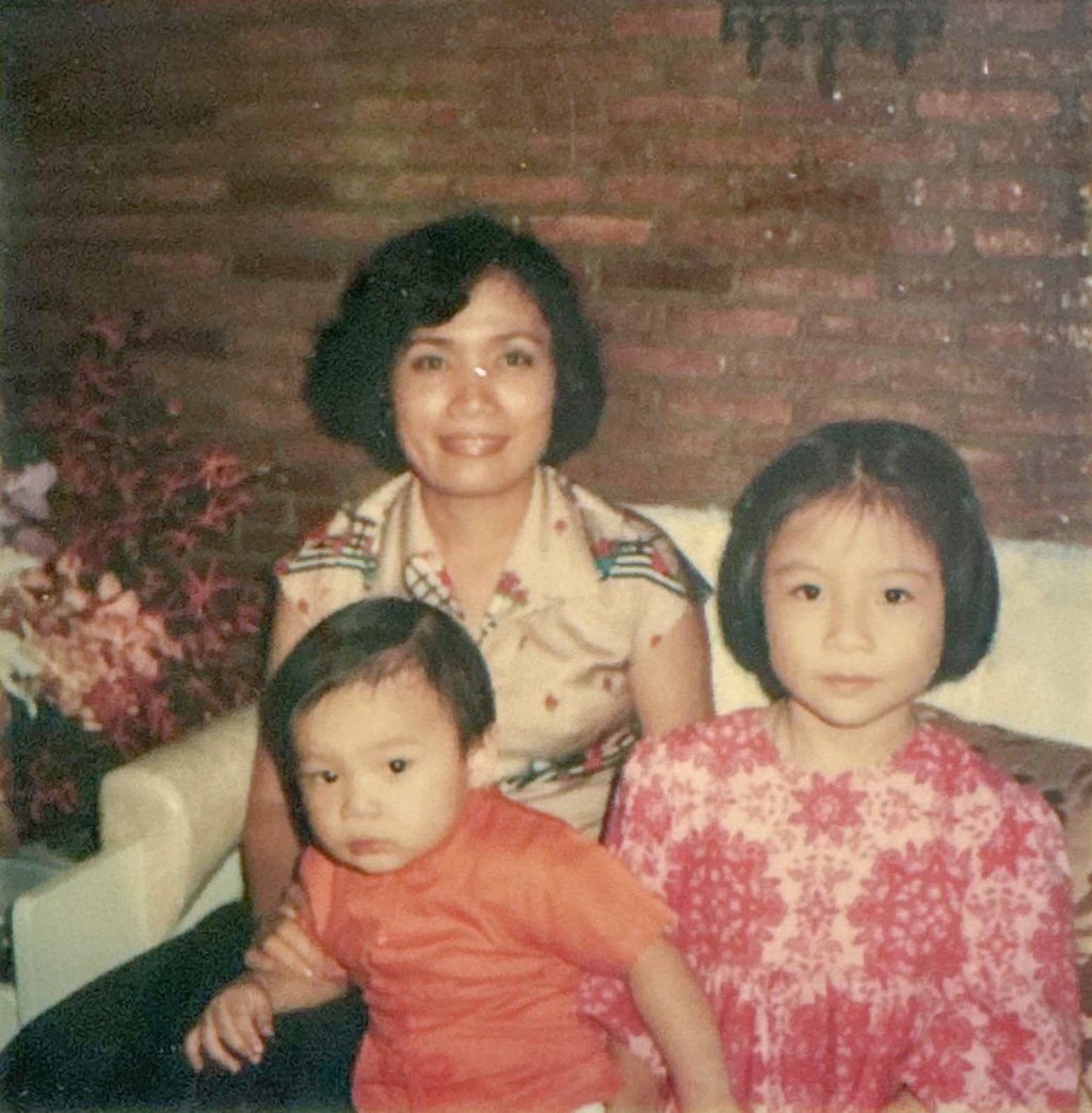 Anchalika with her mother and younger brother, Goff, in Bangkok, 1976. Photo: courtesy Anchalika Kijkanakorn Anchalika with her mother and younger brother, Goff, in Bangkok, 1976. Photo: courtesy Anchalika Kijkanakorn