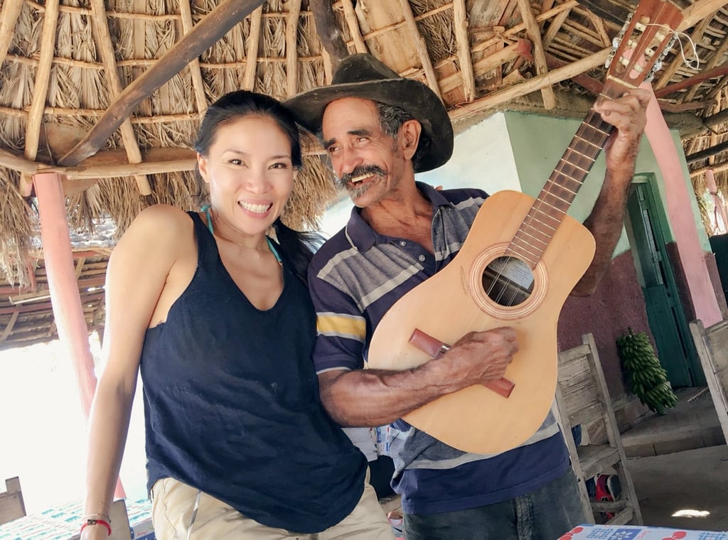 Anchalika being serenaded in Cuba in 2016. Photo: courtesy Anchalika Kijkanakorn Anchalika being serenaded in Cuba in 2016. Photo: courtesy Anchalika Kijkanakorn