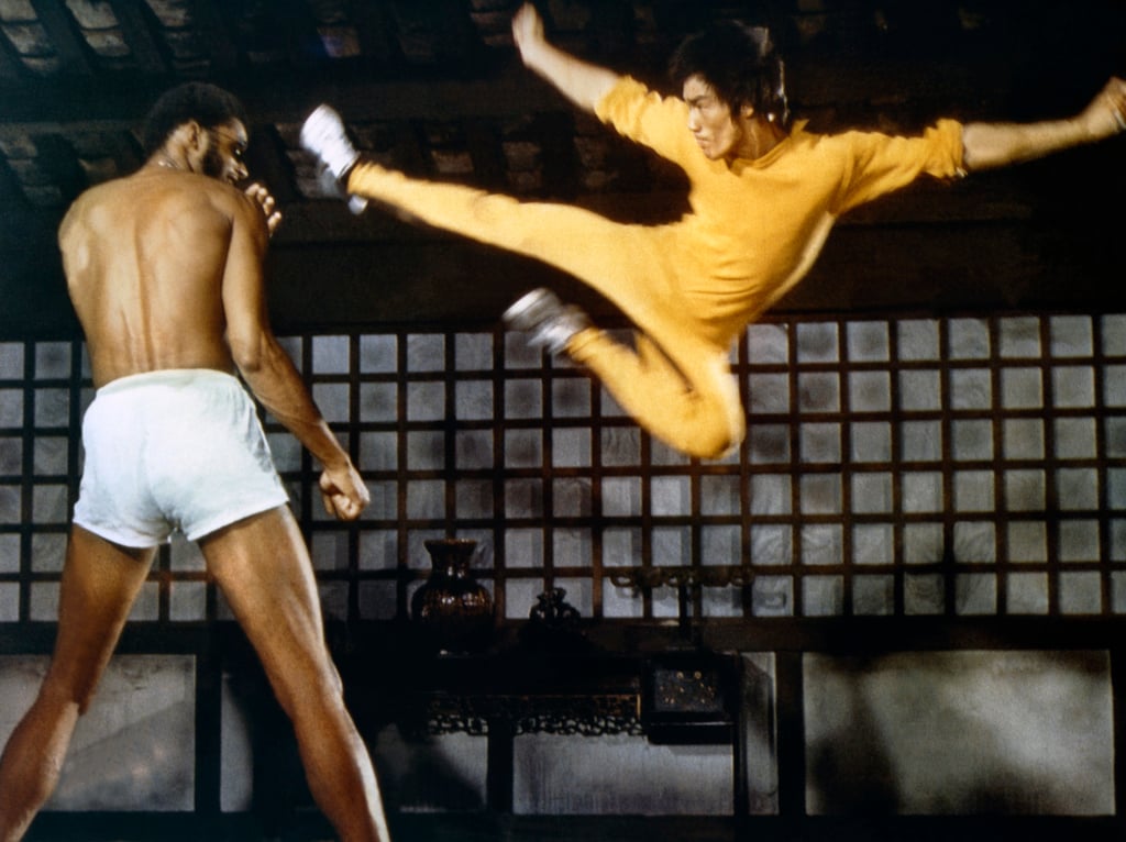 Kareem Abdul-Jabbar and Bruce Lee on the set of Game of Death (1978). Photo: Corbis via Getty Images