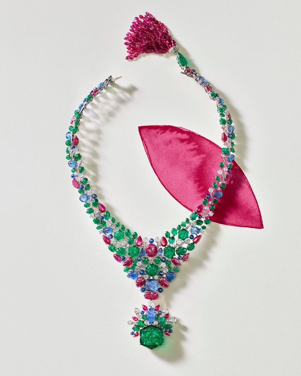 The Tutti Kanya necklace is an homage to Cartier’s signature Tutti Frutti motif. Photo: Handout The Tutti Kanya necklace is an homage to Cartier’s signature Tutti Frutti motif. Photo: Handout