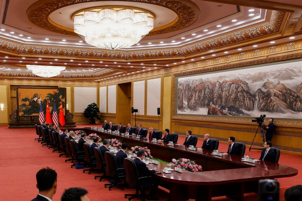 The East Hall of the Great Hall of the People features traditional Chinese motifs. Photo: EPA