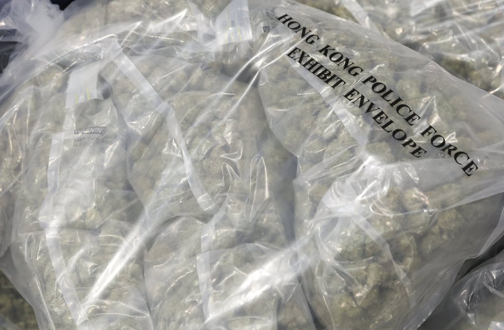 The haul weighs 511.5kg and has an estimated market value of HK$98.7 million. Photo: Edmond So
