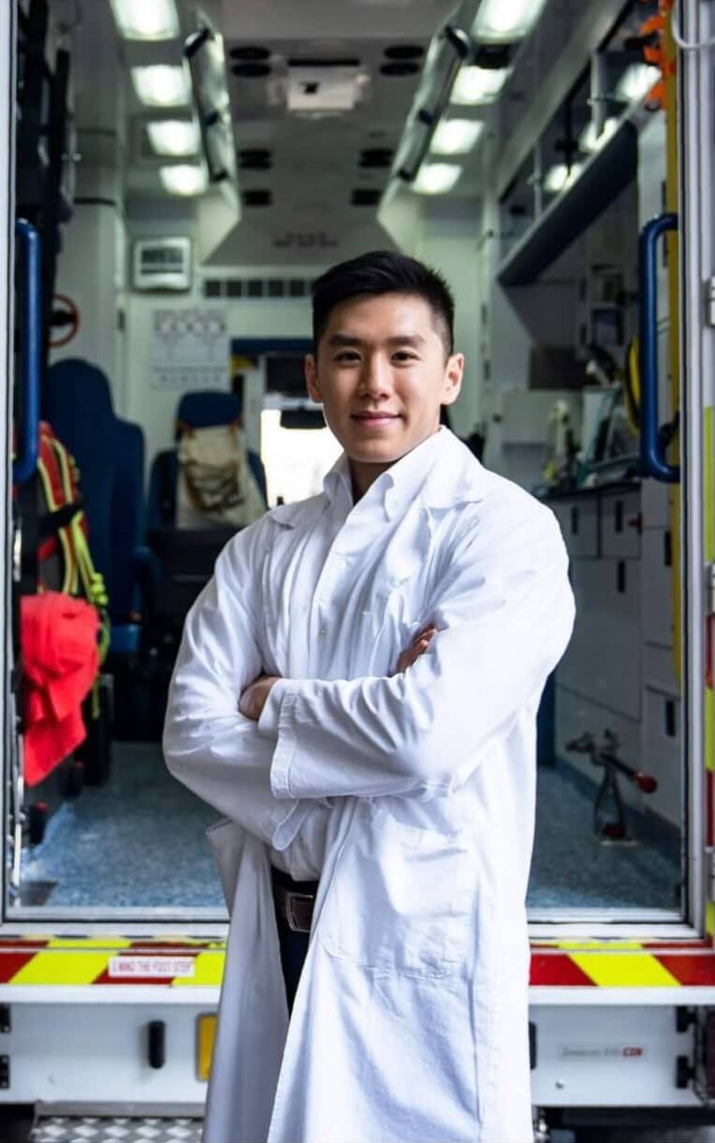 Ryan Cheung, who’s a doctor, finds that Hyrox allows him to train holistically. Photo: Handout