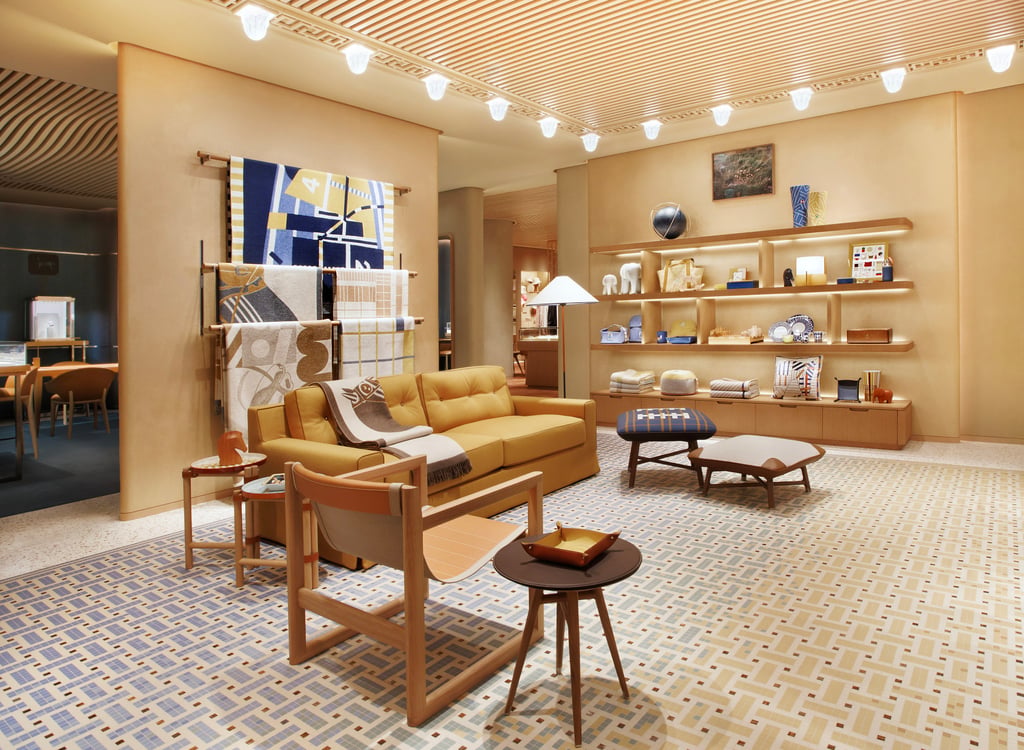 The maison area at Hermès Elements in Hong Kong, designed by Parisian agency RDAI. Photo: Handout