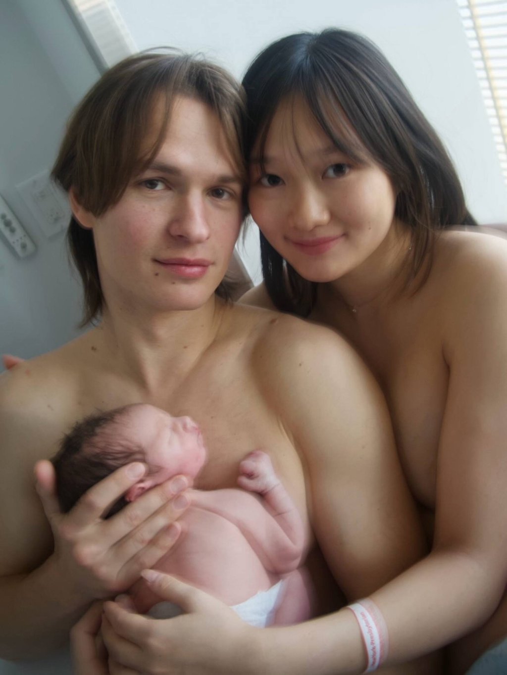 Ansel Elgort with his baby and girlfriend Miona. Photo: @ansel/Instagram Ansel Elgort with his baby and girlfriend Miona. Photo: @ansel/Instagram