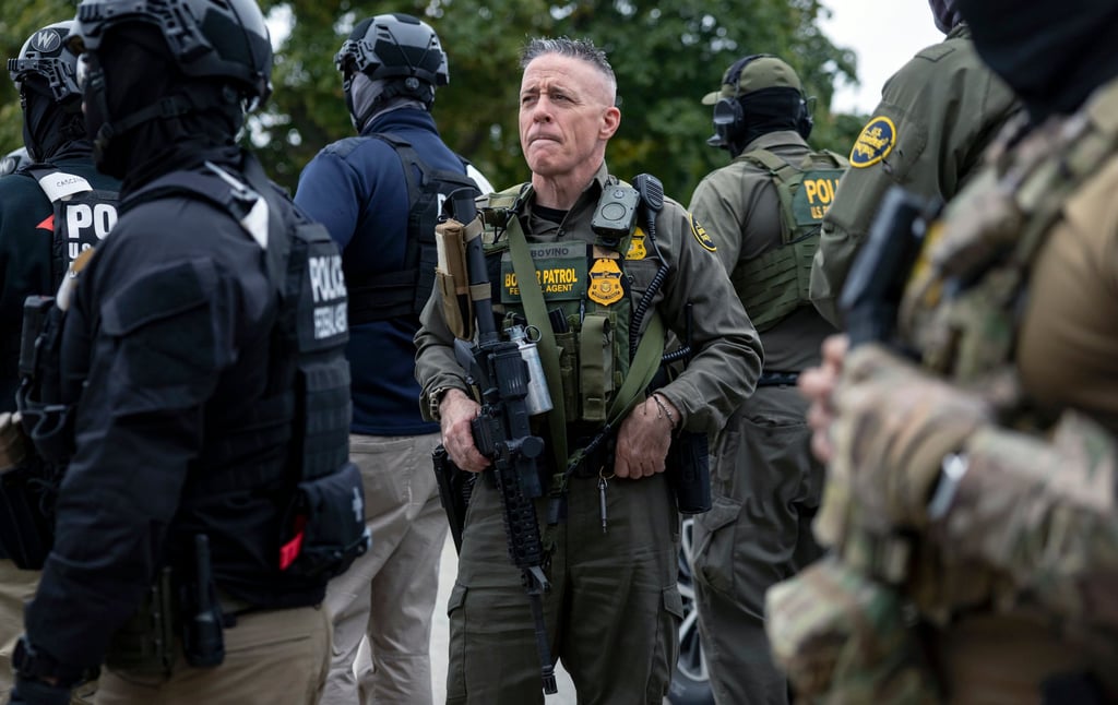 Gregory Bovino, who became a public face of US immigration crackdown. Photo: TNS