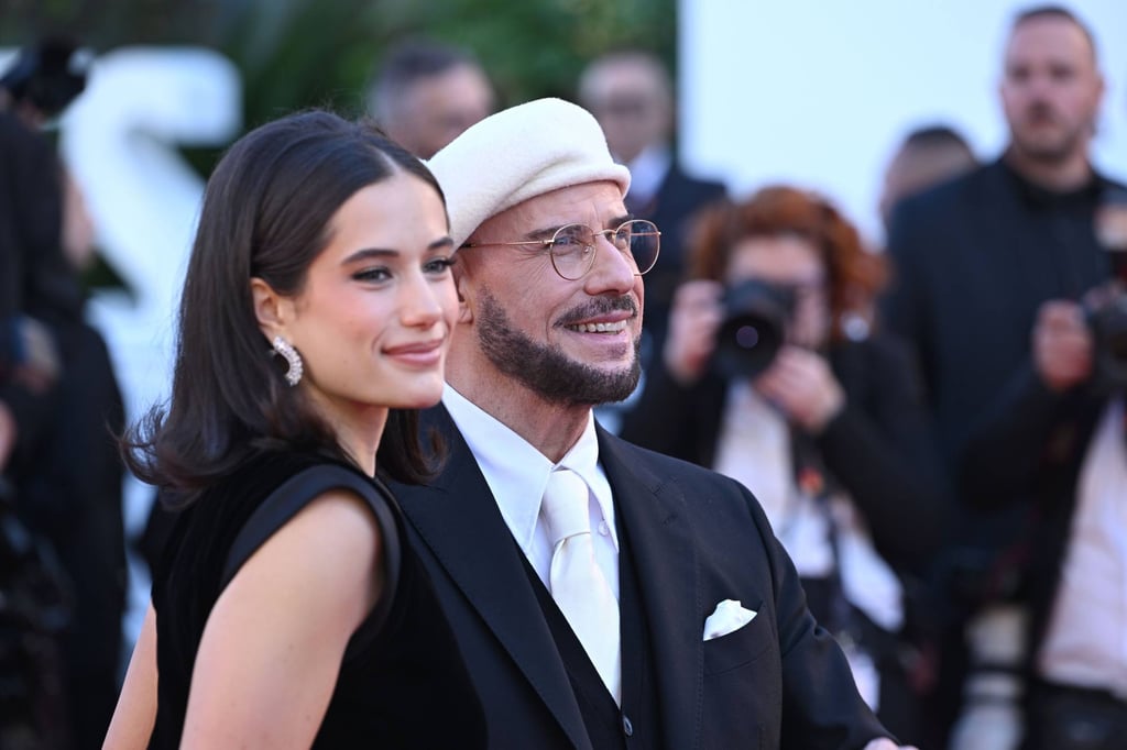 John Travolta and his daughter Ella Bleu Travolta attend the premiere of Karma at the 79th Cannes Film Festival on Friday. Photo: PA Wire via dpa